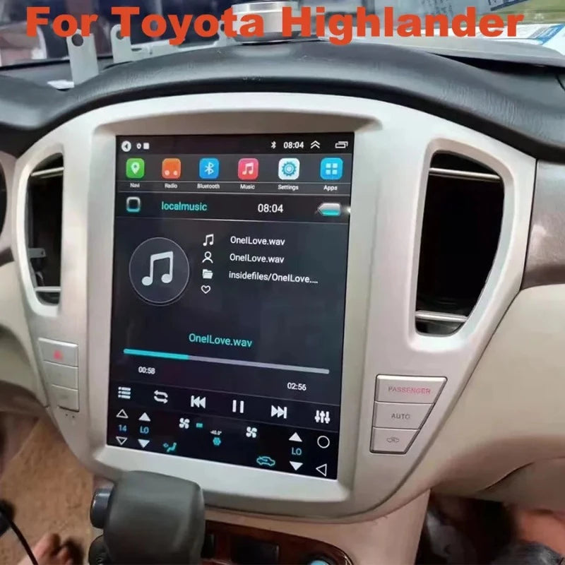 Toyota Highlander | 2001-2007 | Android Screen