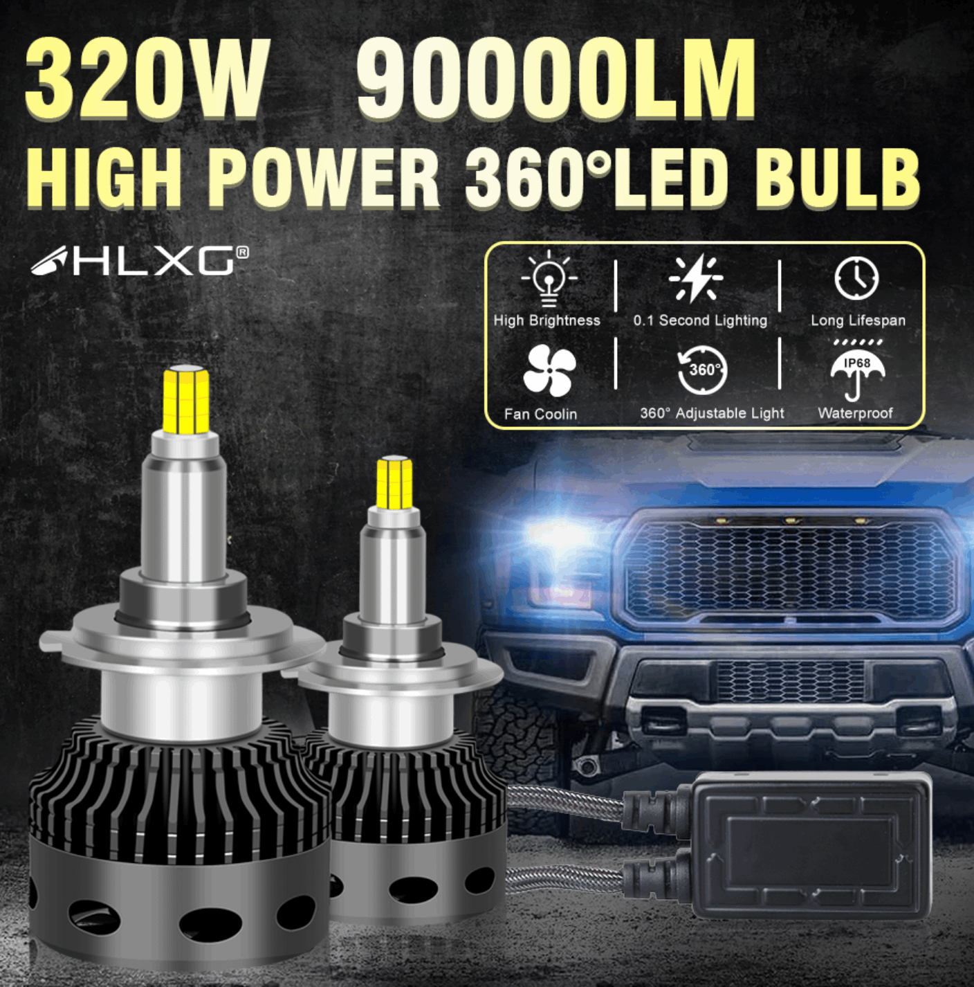 H7 LED BULBS | 6000k | Canbus Error-Free Vehicle Multimedia Systems