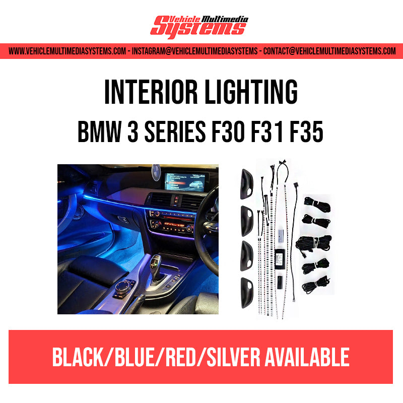 BMW 3 Series | F30 F31 F35 | Ambient Light Kit Vehicle Multimedia Systems