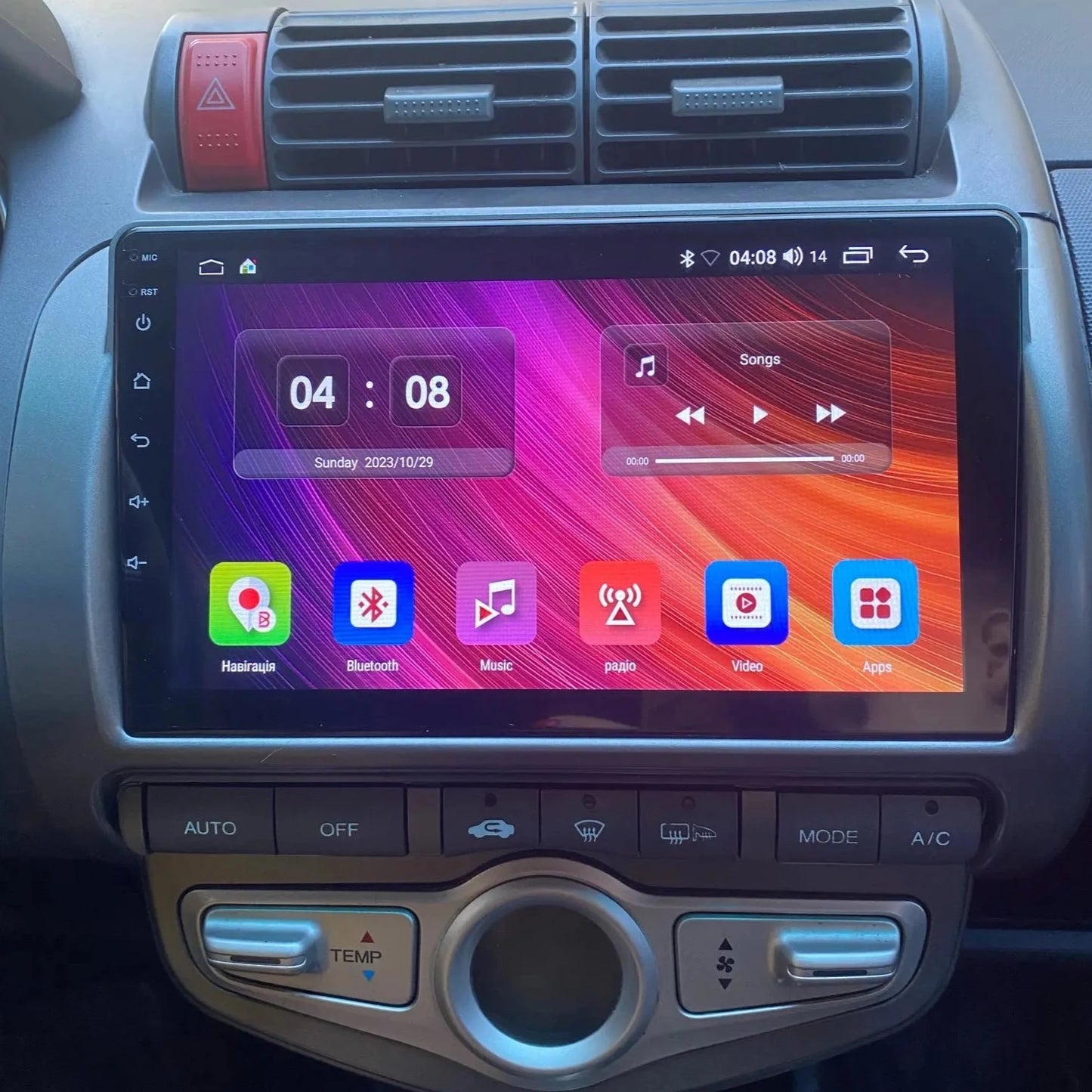 Honda Jazz | 2002-2007 | Android Screen