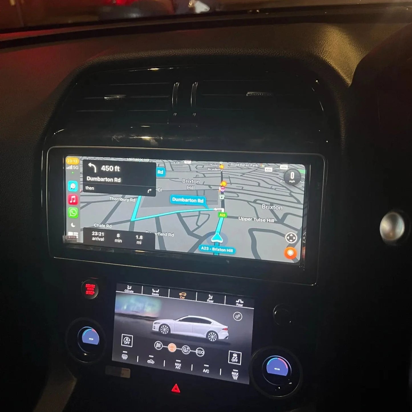 Jaguar F-Pace | 2016-2019 | Pantalla Android + Panel AC