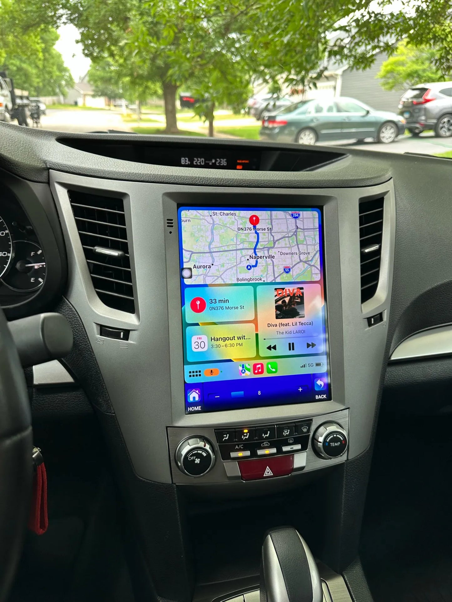 Subaru Outback | 2009-2014 | Android Screen | Tesla Style