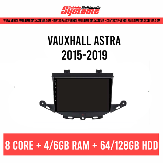 Vauxhall Astra | 2015-2019 | Android Screen
