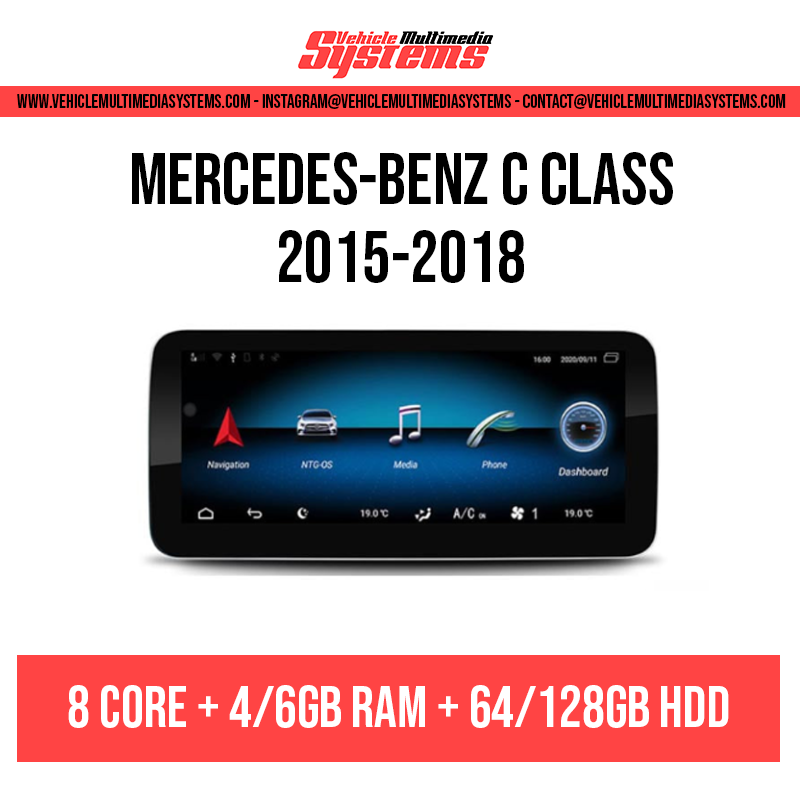 Mercedes-Benz Clase C | 2015-2018 | Pantalla Android