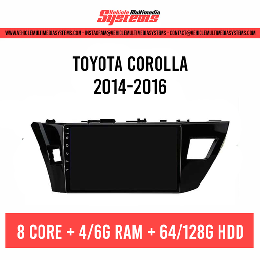 Toyota Corolla | 2014-2016 | Android Screen