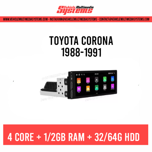Toyota Corona | 1988-1991 | Android Screen