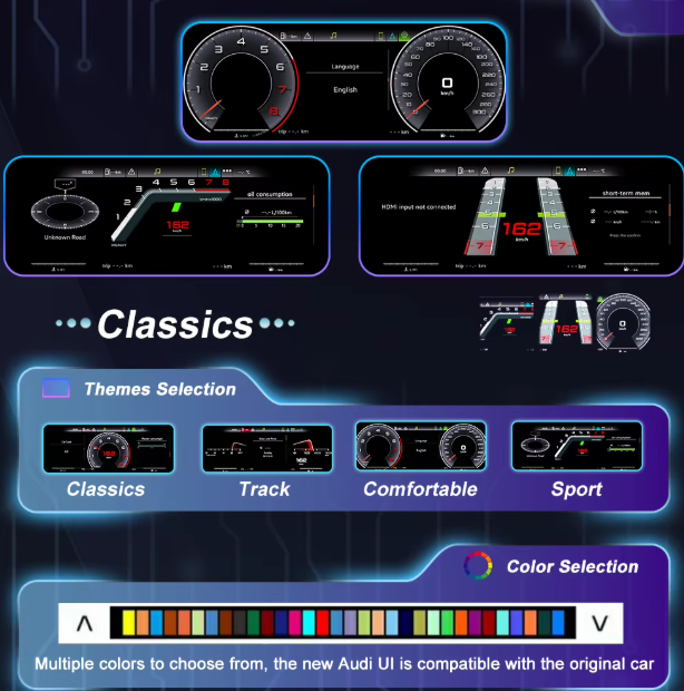 Audi A/S/RS3 | 8P | Digital Cluster