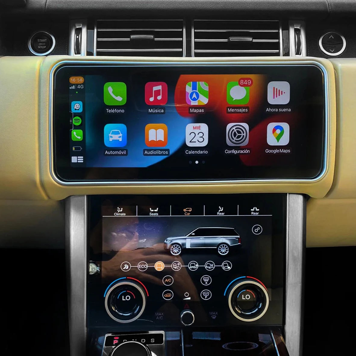 Range Rover Vogue | 2013-2017 | Android Screen + AC Panel