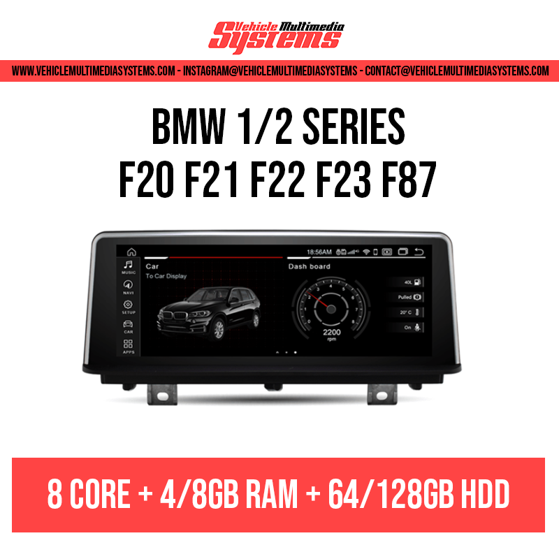 BMW Serie 1 Serie 2 | F20 F21 F22 F23 F87 | Pantalla Android | CIC, NBT, EVO
