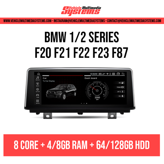 BMW 1 Series 2 Series | F20 F21 F22 F23 F87 | Android Screen | CIC, NBT, EVO