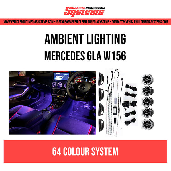 MercedesBenz GLA W156 Ambient Lighting Kit Vehicle Multimedia