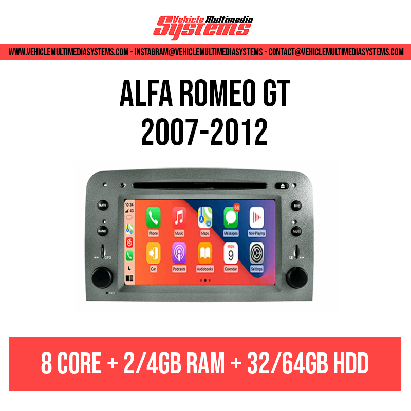 Alfa Romeo GT | 2007-2012 | Android Screen