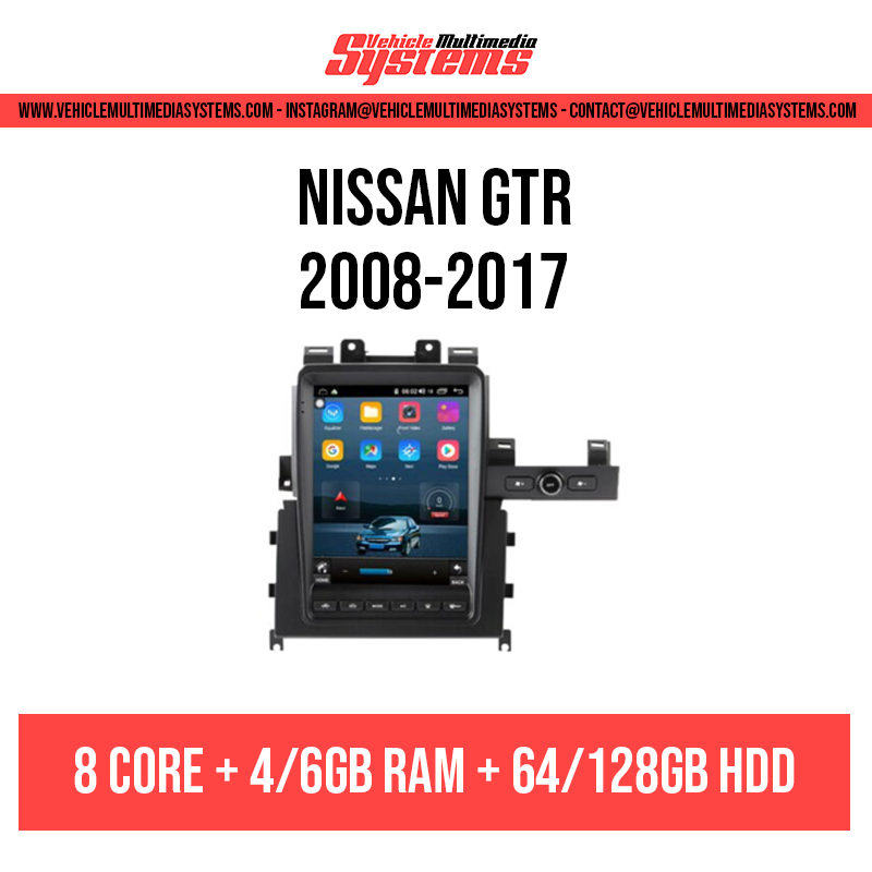 Nissan GT R | 2008-2017 | Android Screen | Tesla Style