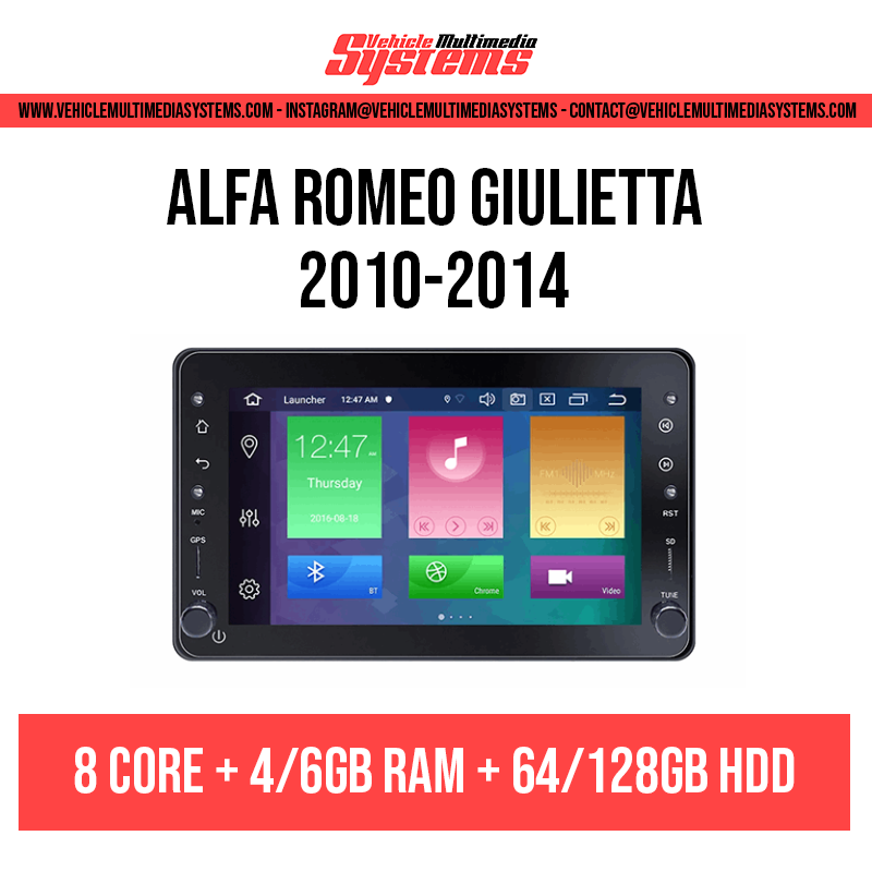 Alfa Romeo Giulietta | 2010-2014 | Android Screen | LHD