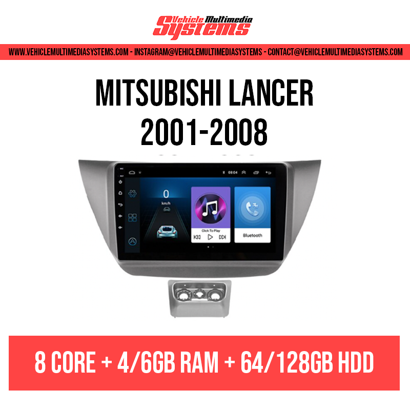 Mitsubishi Lancer EVO | 2001-2008 | Android Screen