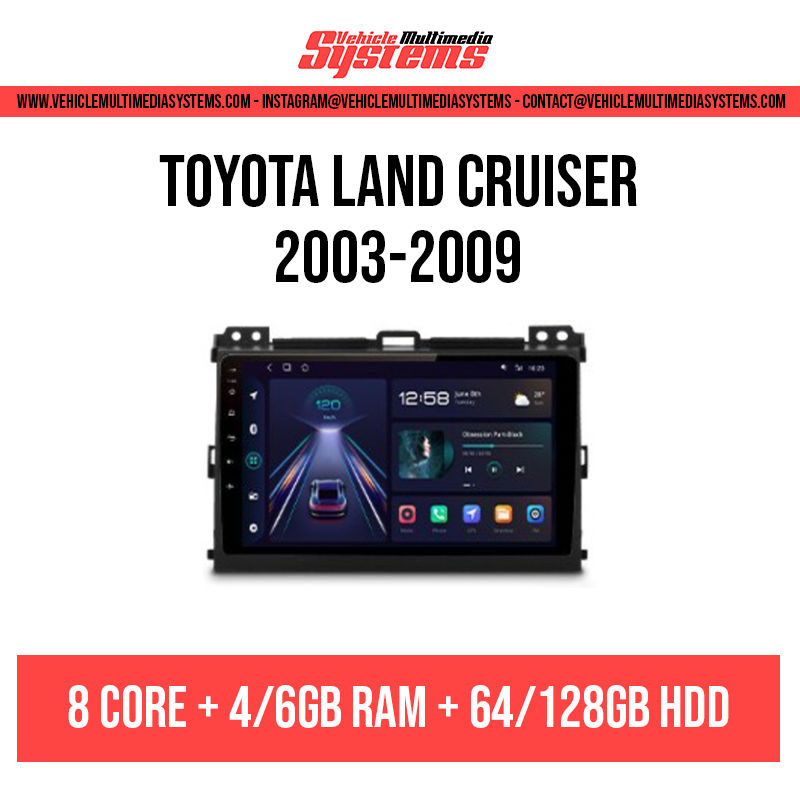 Toyota Land Cruiser | 2003-2009 | Android Screen