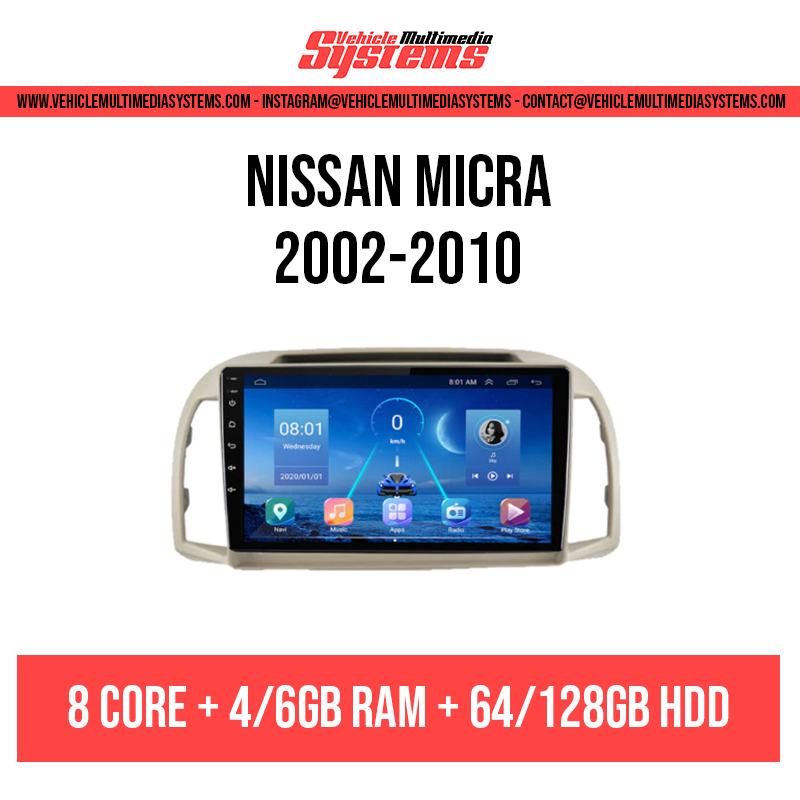Nissan Micra | 2002-2010 | Android Screen