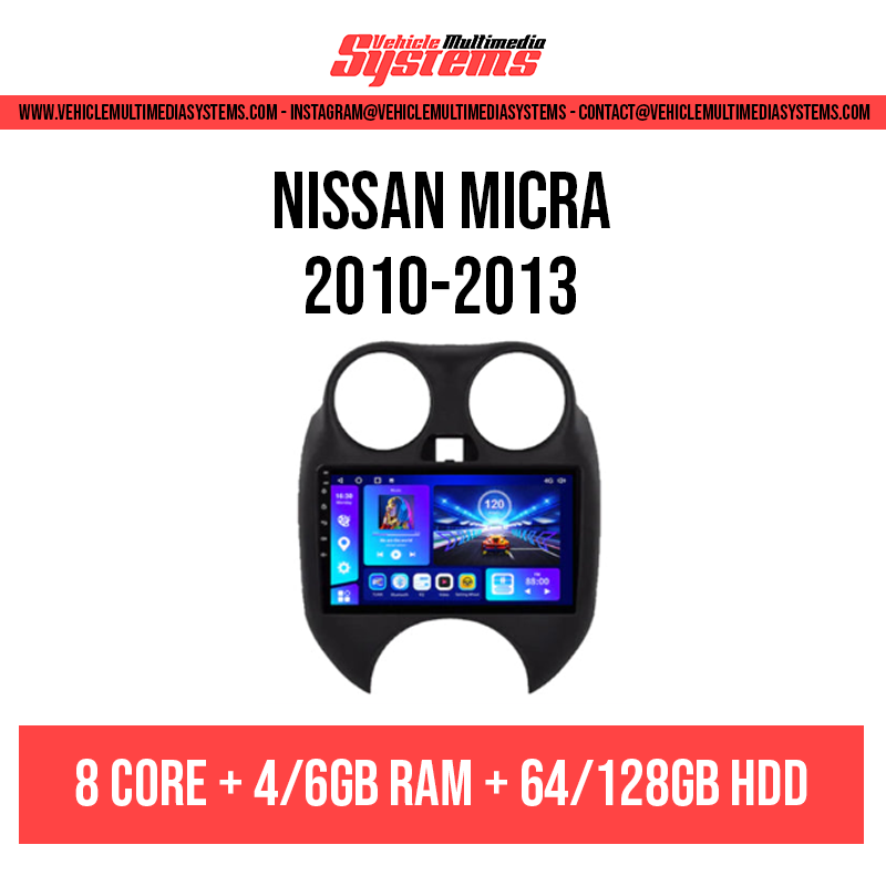 Nissan Micra | 2010-2013 | Android Screen