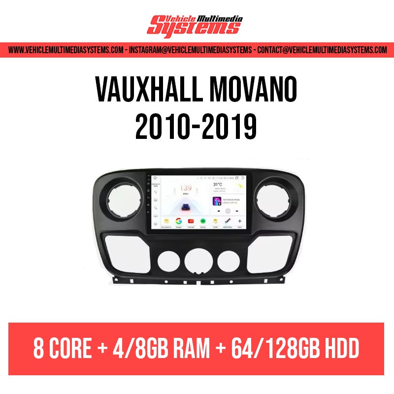 Vauxhall Vivaro | 2015-2018 | Pantalla Android