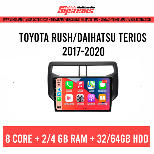 Toyota Rush/Daihatsu Terios | 2017-2020| Android Screen