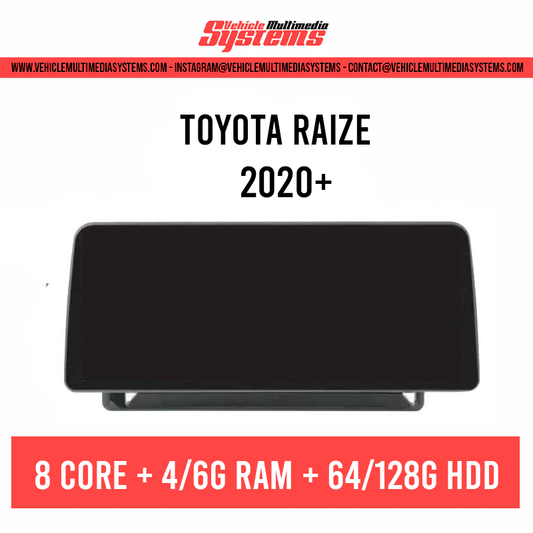 Toyota Raize | 2020+ | Android Screen
