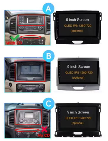 Ford Ranger | 2015 - 2022 | Android Screen