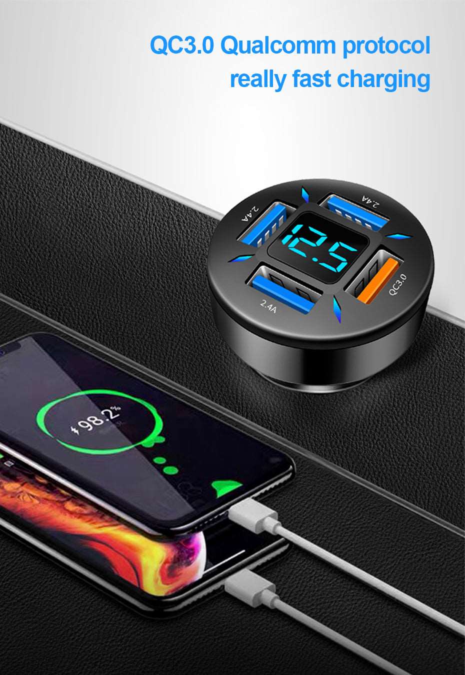 Car Charger Vehicle Multimedia Systems