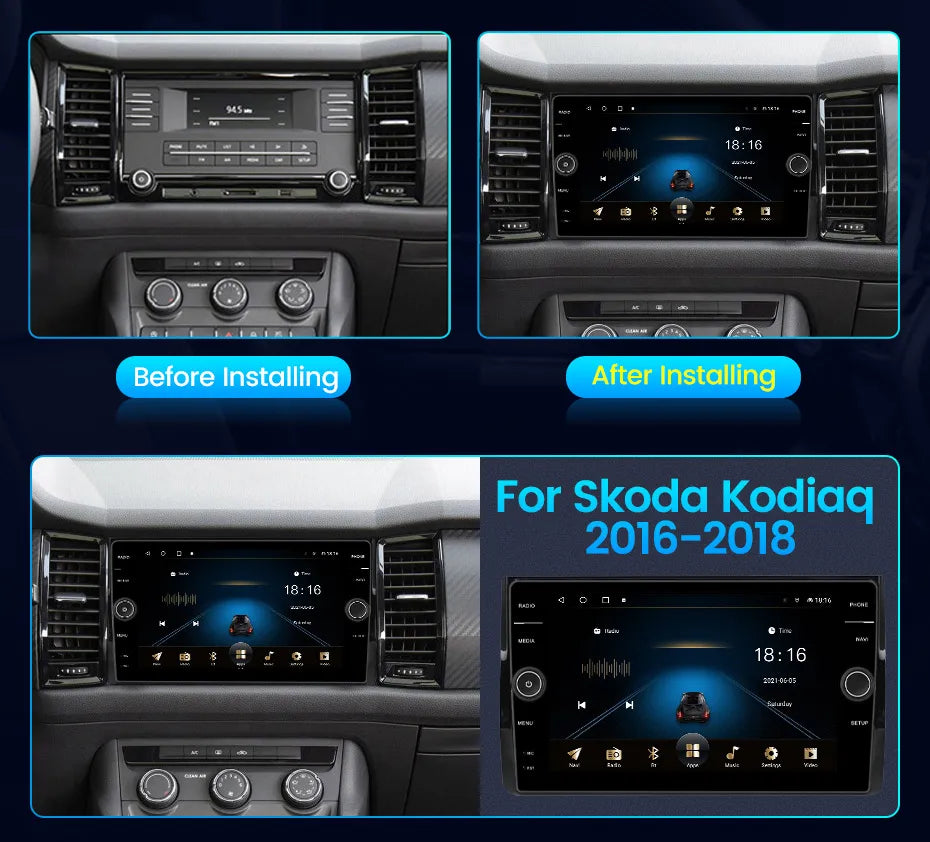 Skoda Kodiaq | 2016-2021 | Android Screen