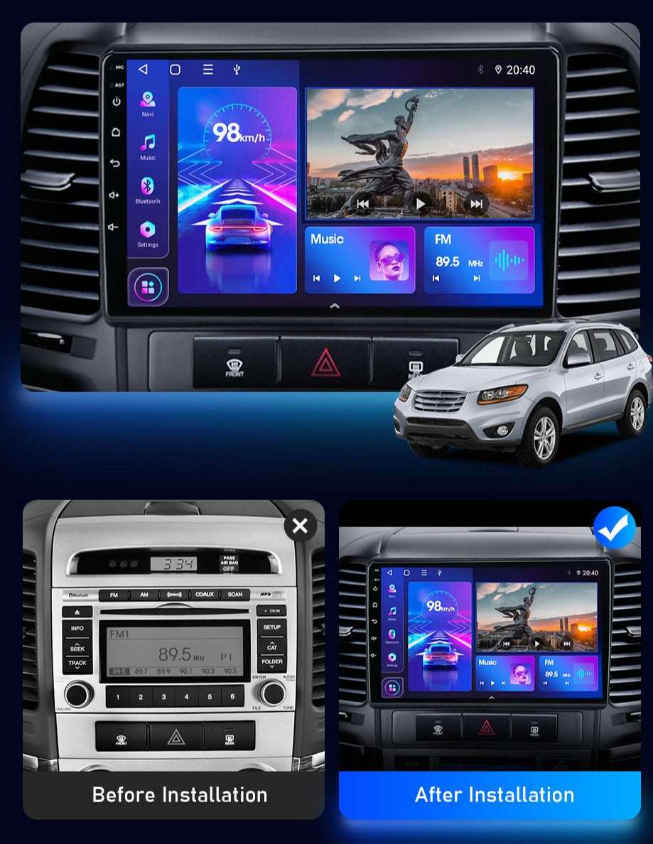 Hyundai Santa Fe | 2006-2012 | Android Screen VMS