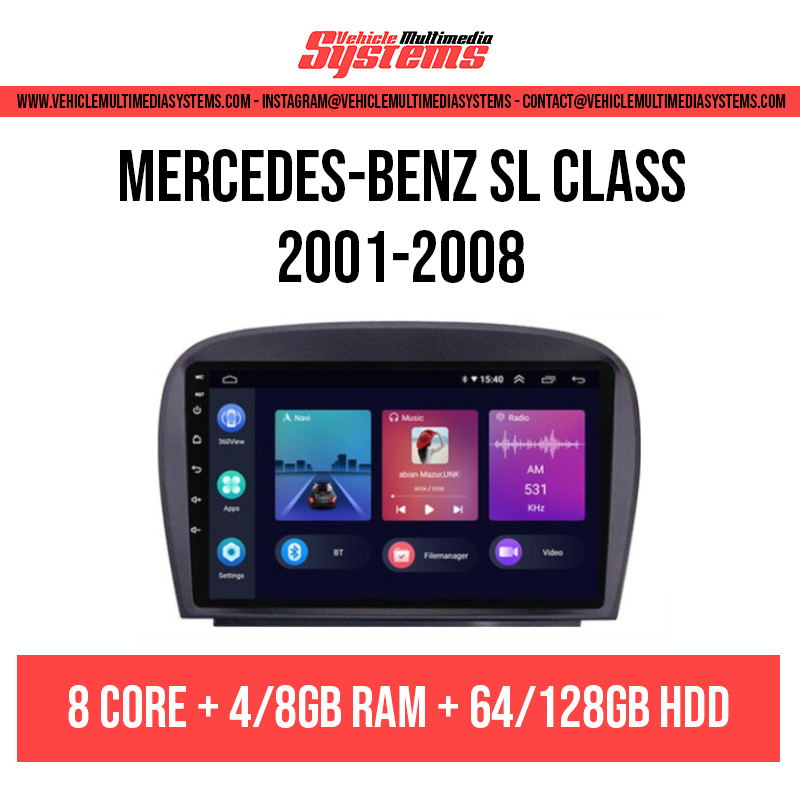 Mercedes-Benz Clase SL | 2001-2008 | Pantalla Android