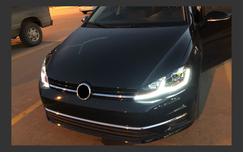 Volkswagen Golf | MK 7 MK 7.5 (2013-2020) | Faros LED para faros halógenos OEM