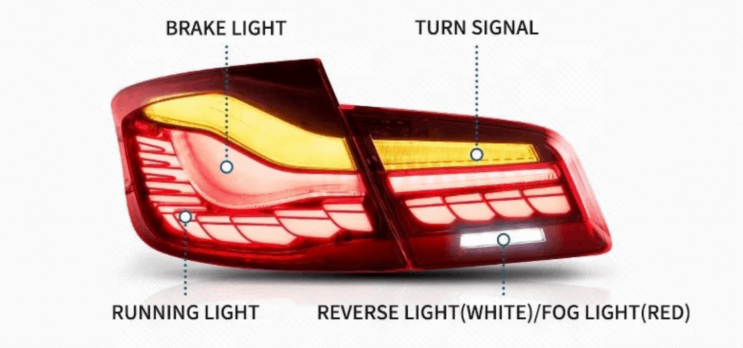 BMW 5 Series | F10 F11 | GTS STYLE LED TAILLIGHTS