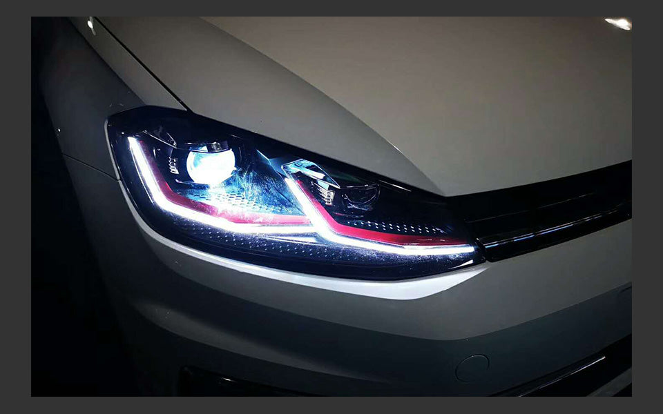 Volkswagen Golf | MK 7 MK 7.5 (2013-2020) | Faros LED para faros halógenos OEM