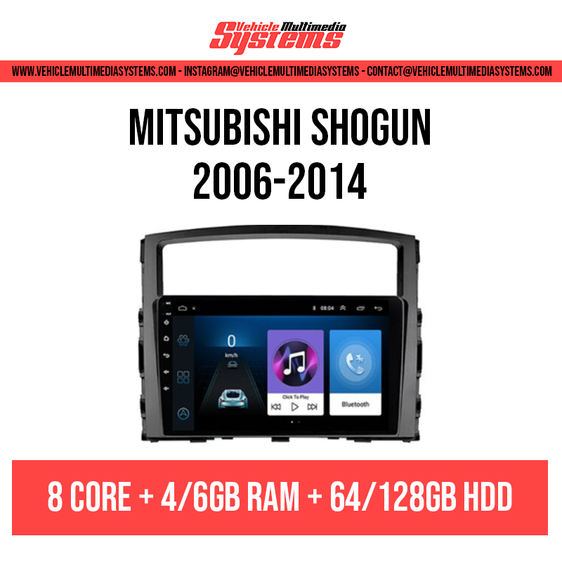 Mitsubishi Shogun | 2006-2014 | Android Screen