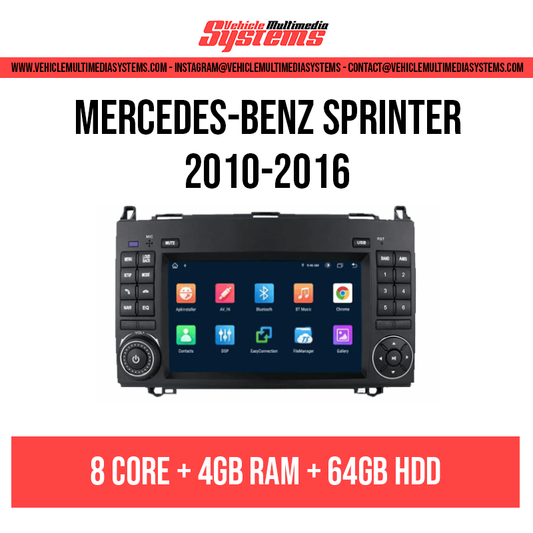 Mercedes Sprinter Van | 2010-2016 | Android Screen