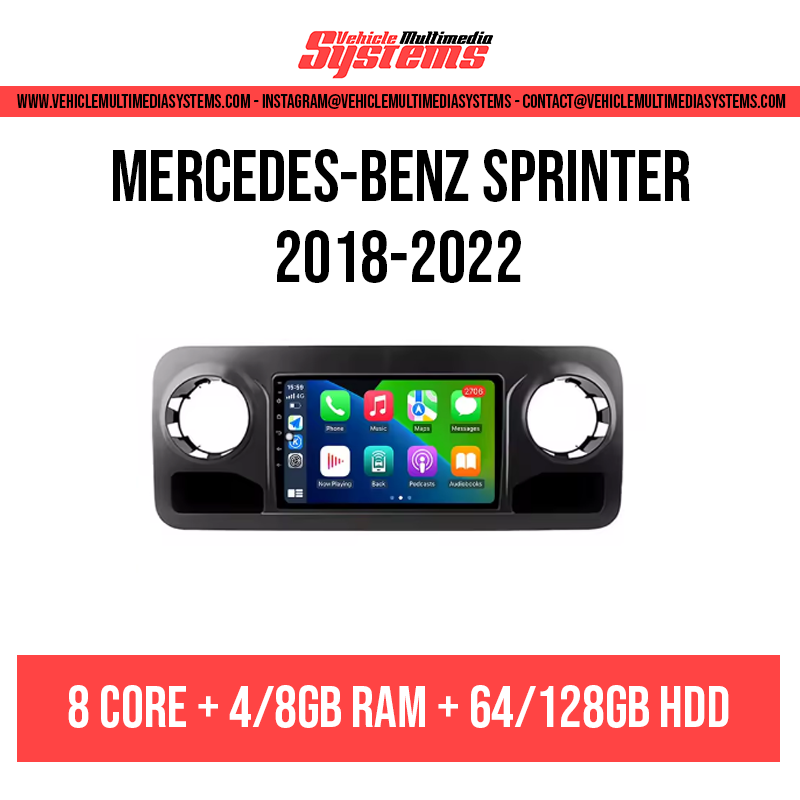 Mercedes Sprinter Van | 2018-2022 | Android Screen