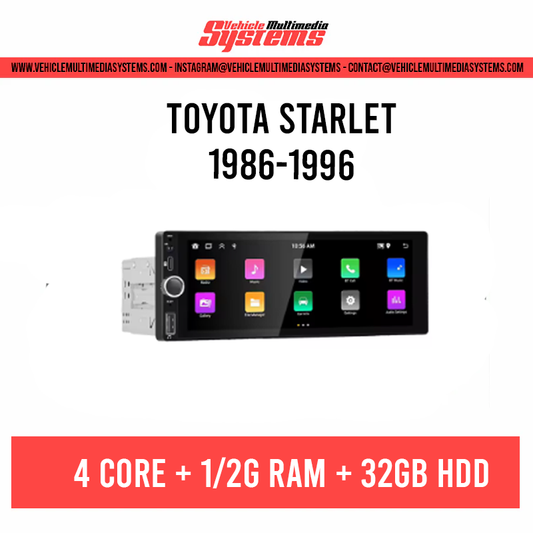 Toyota Starlet | 1989-1996 | Android Screen