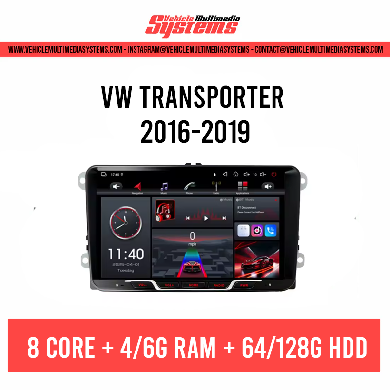 Volkswagen Transporter | 2016-2019 | Android Screen