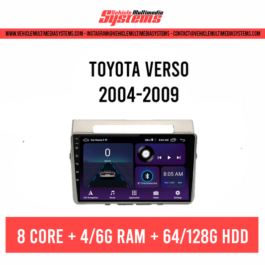 Toyota Verso | 2004-2009 | Android Screen