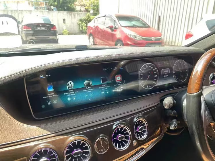 Mercedes-Benz S Class | 2006-2017 | Dual Screen Bundle (Digital Dashboard + Android Screen)