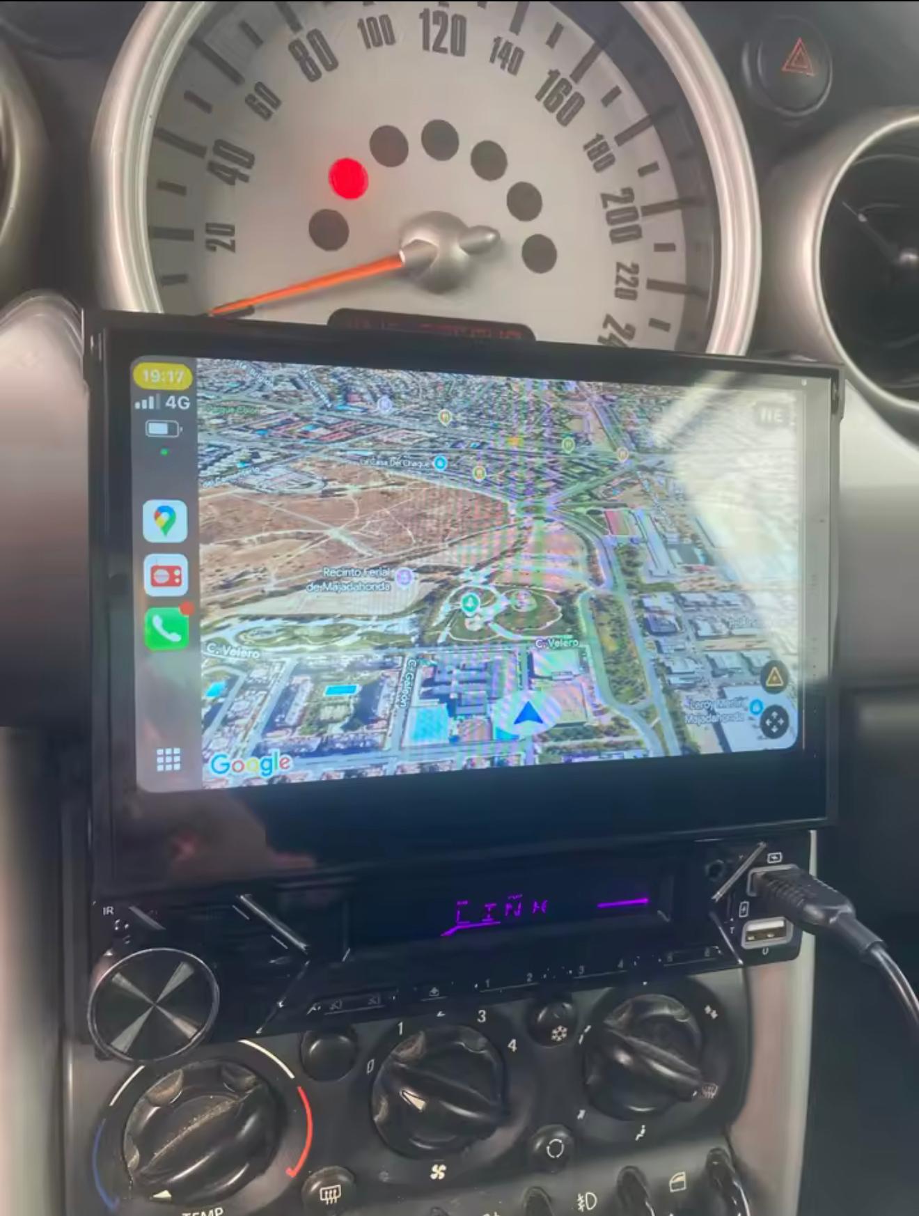 Universal 1 DIN Radio | Retractable 7 Inch Android Screen