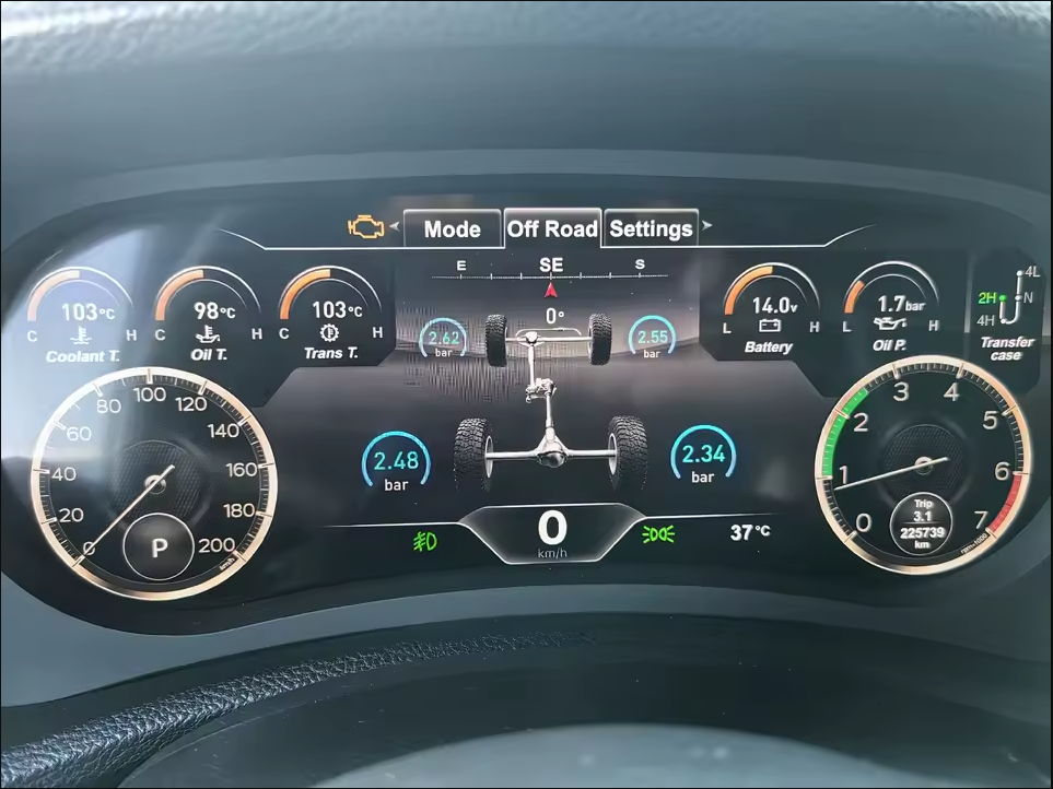 Jeep Wrangler | 2011-2018 | Digital Cluster