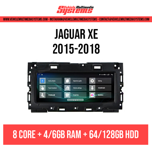 Jaguar XE | 2015-2018 | Android Screen + AC Panel