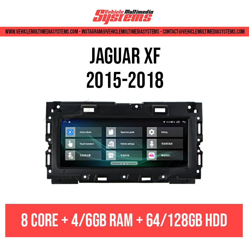 Jaguar XF | 2015-2018 | Android Screen + AC Panel