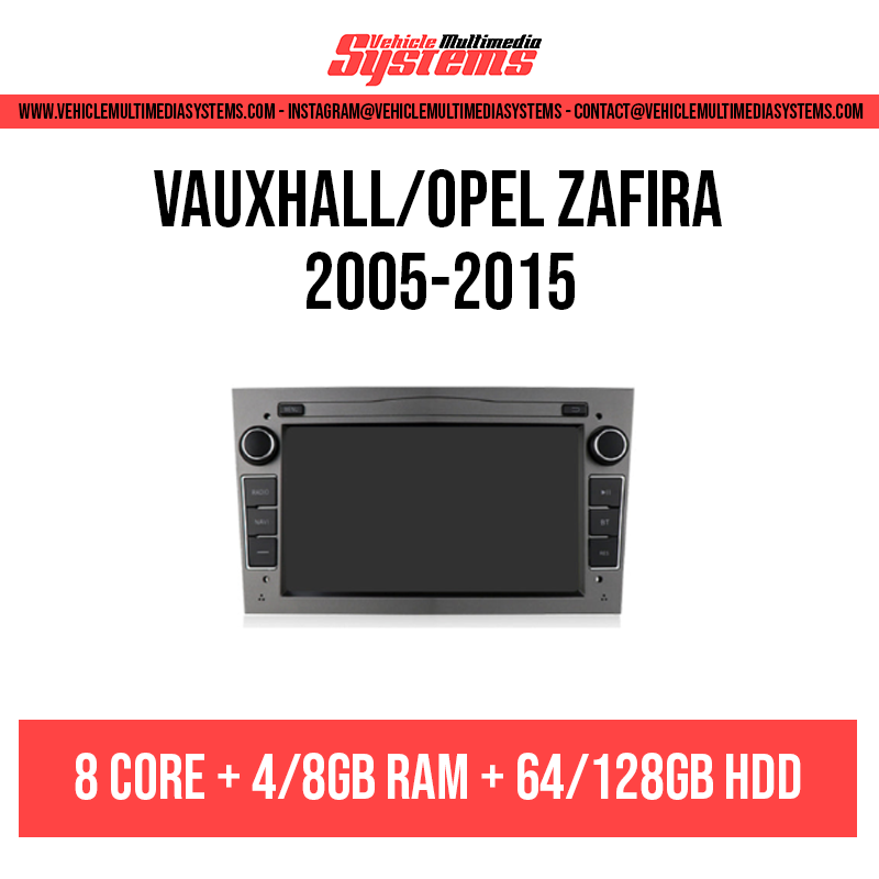 Vauxhall/Opel Zafira | 2005-2015 | Android Screen