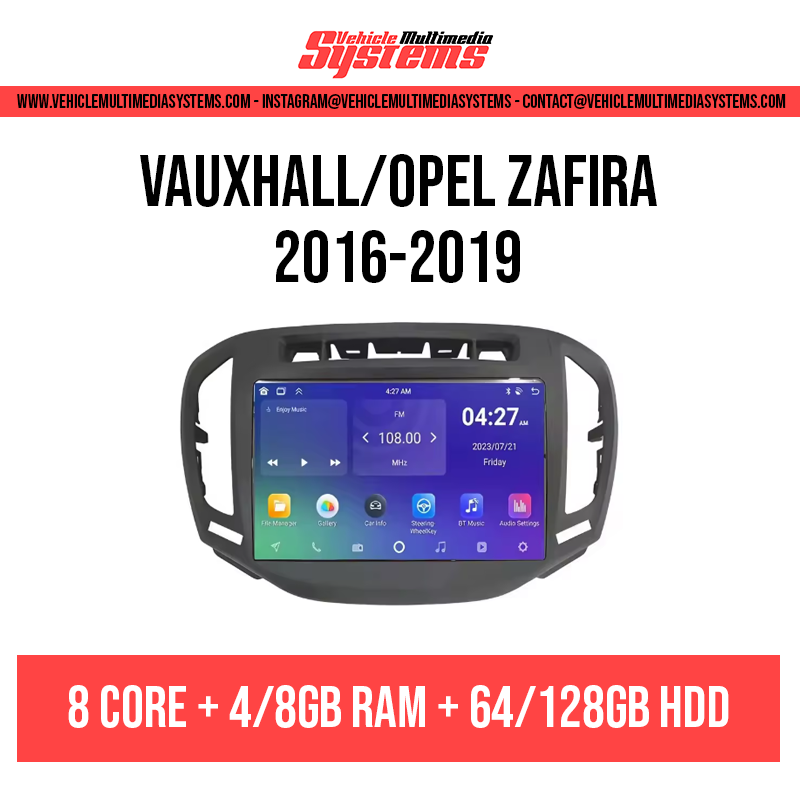 Vauxhall/Opel Zafira | 2016-2019 | Android Screen