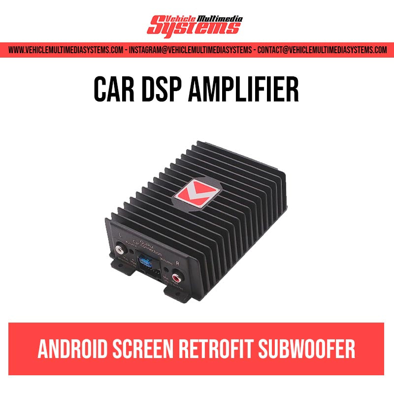 Amplificador DSP para coche | Para pantallas Android
