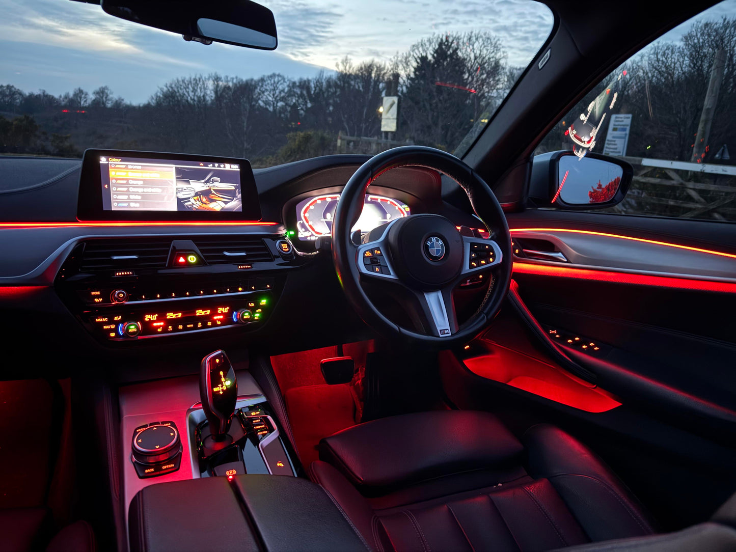 BMW Serie 5 | F10 F11 F18 | Estilo OEM | Kit de luz ambiental