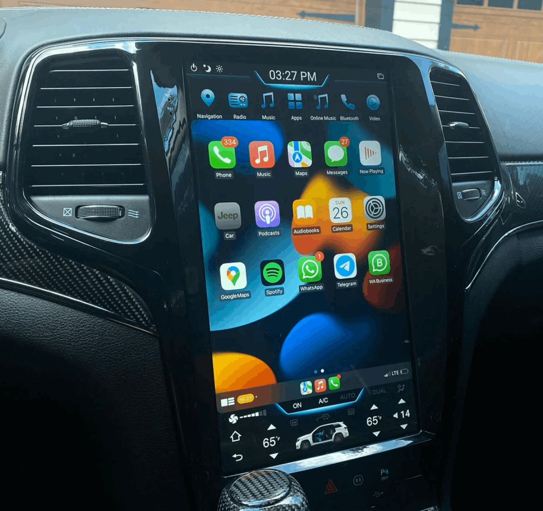 Jeep Grand Cherokee | 2014-2021 | Tesla Style Android Screen VMS