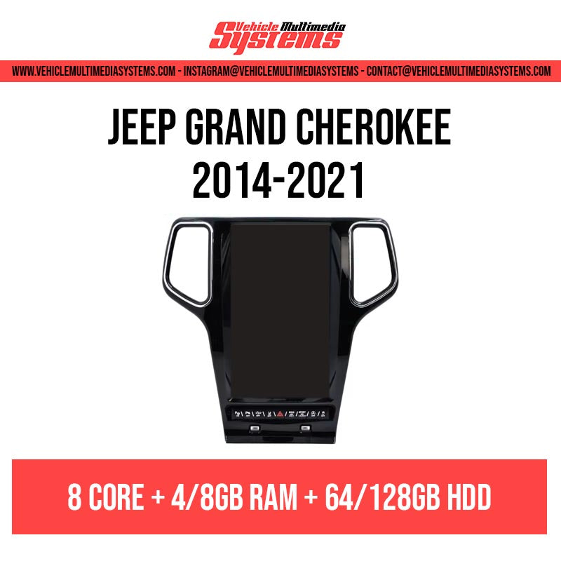 Jeep Grand Cherokee | 2014-2021 | Pantalla Android | Estilo Tesla